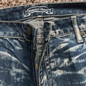 Robin's Jean Distressed Blue Relaxed Jeans